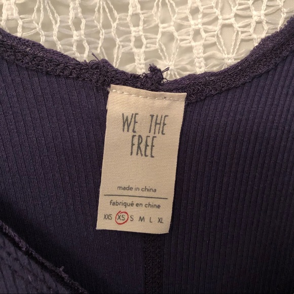 Free People: We the Free thermal ruffled long sleeve - Picture 4 of 7